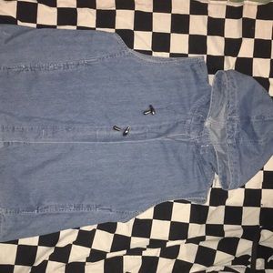 Blassport denim cut off hoodie!!